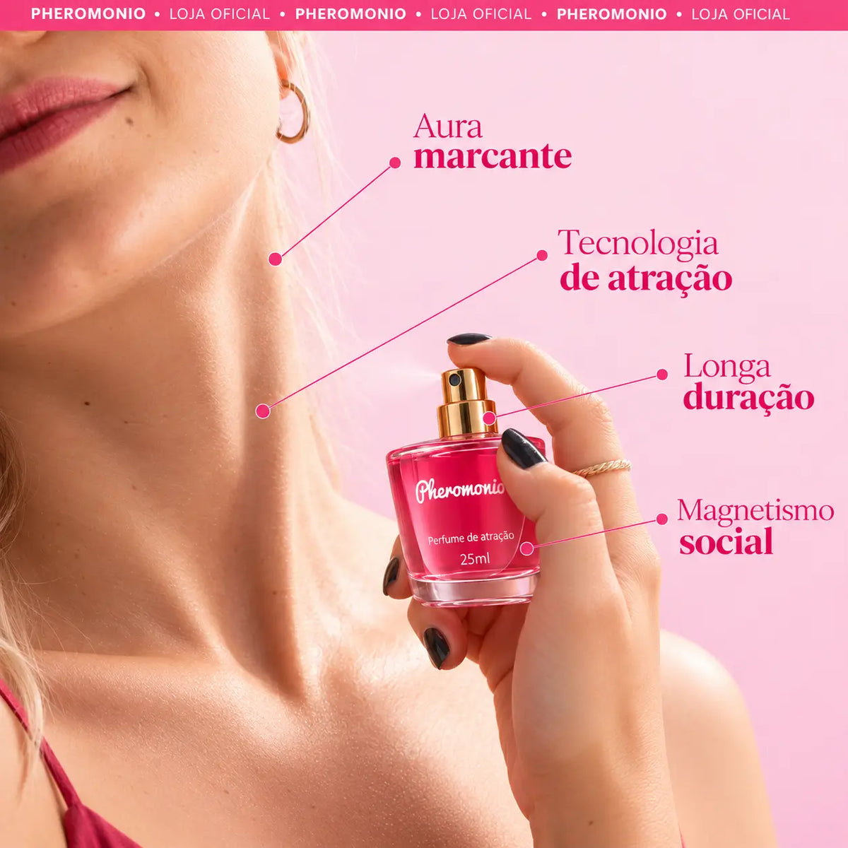 Novo Pheromonio Spray + Roll-on de Bolsa GRÁTIS