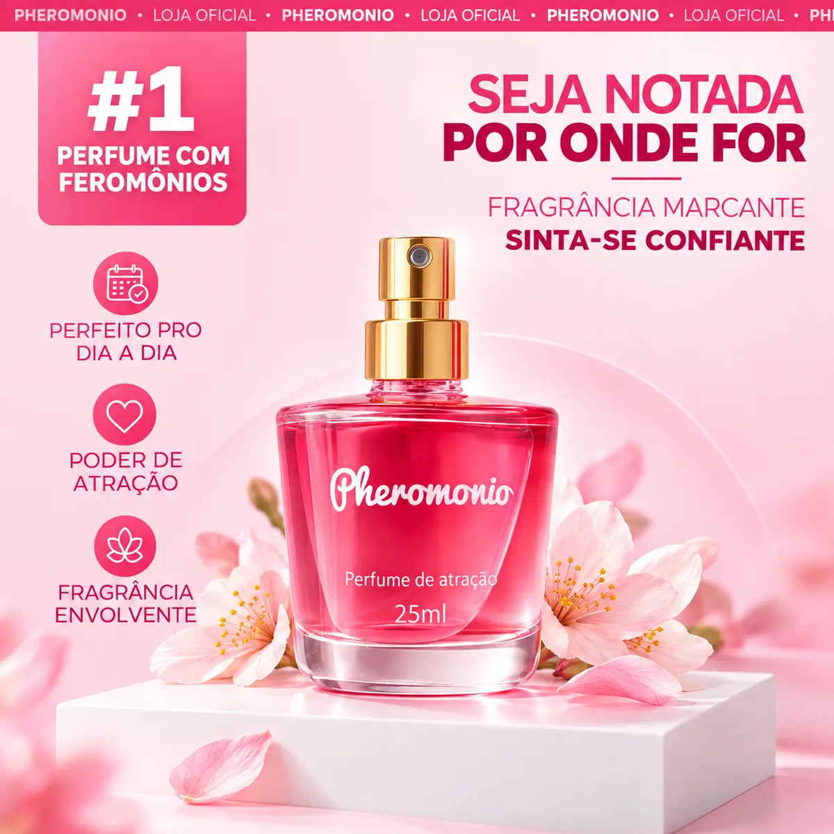 Novo Pheromonio Spray + Roll-on de Bolsa GRÁTIS