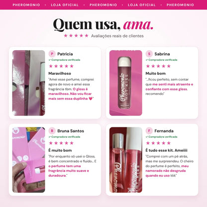 KIT Perfume Spray + Gloss Plump