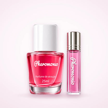 Pheromonio Spray + Perfume Roll-on GRÁTIS